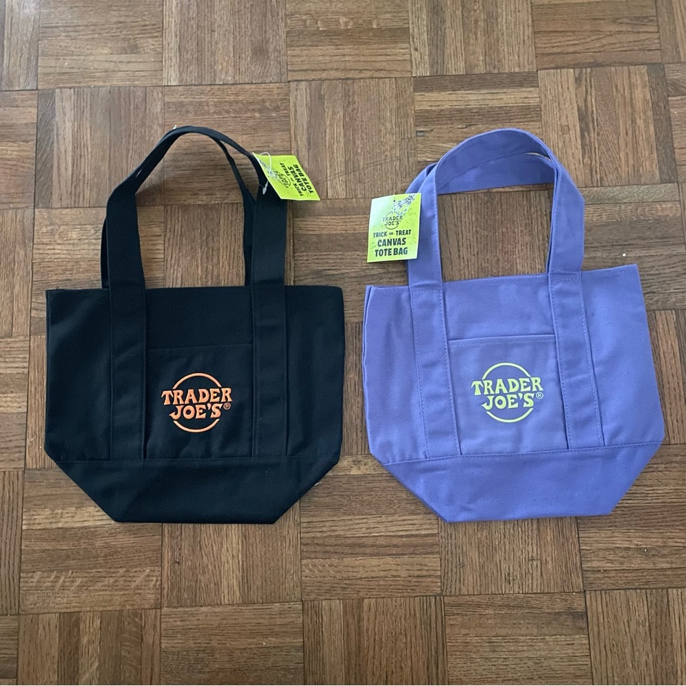 Trader Joe’s mini totes Halloween edition